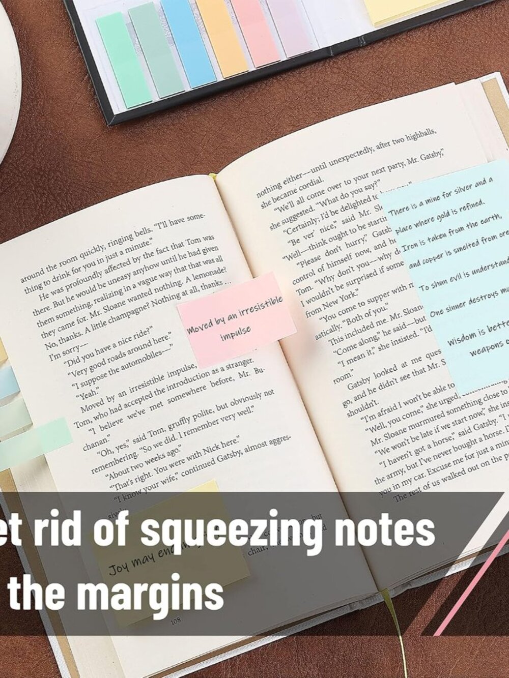 Sticky Notes Set, 410 Pack, Ruled - Picture 6 of 9